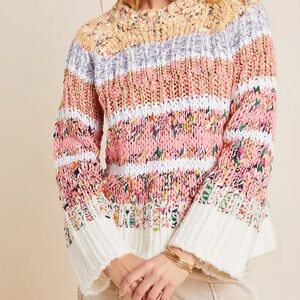 Anthropologie Multicolor Knit Sweater